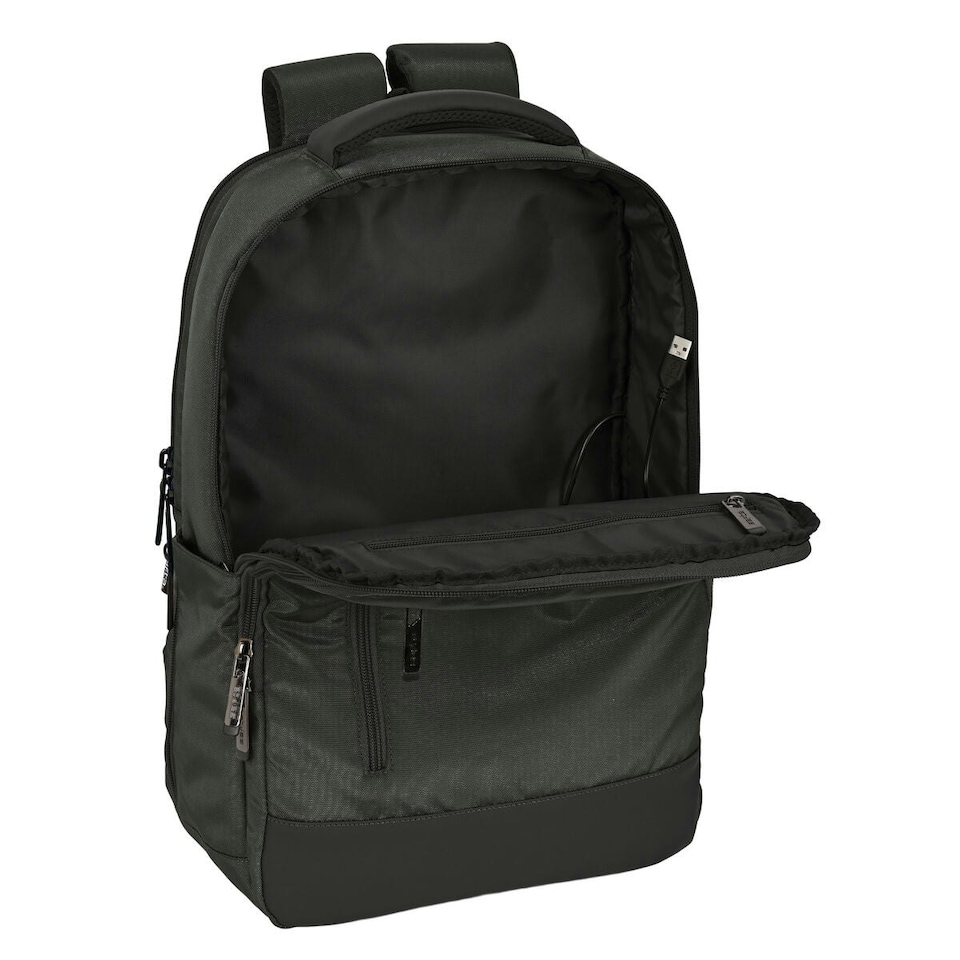 image 1 of Rucksack for Laptop and Tablet with USB Output Safta Business Grey (29 x 44 x 15 cm) N/A | N/A | One Size