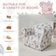 image 4 of Kids Mini Chair Peppa Pig - Boucle - L37 x W53 x H45 cm - White