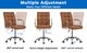 image 4 of Yaheetech PU Leather Height Adjustable Office Chair Mid-Back