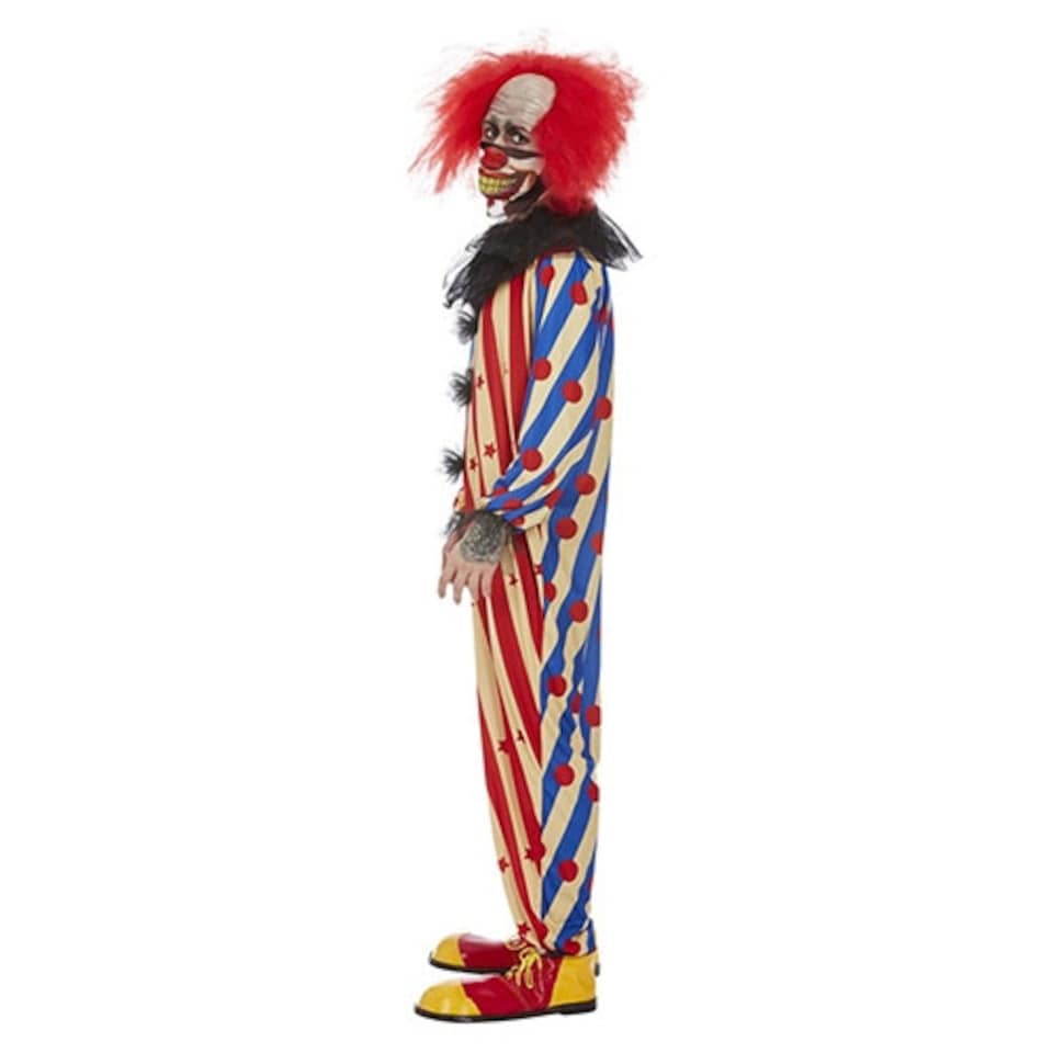 image 1 of Creepy Clown Fancy Dress Costume Adult Mens Large