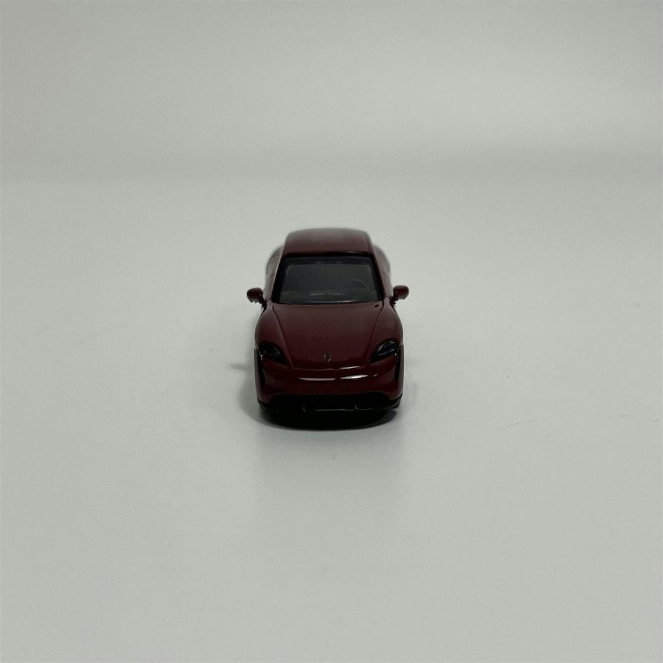 image 1 of Porsche Taycan Turbo S 2019 Dark Red 1:87 Minichamps 870068404