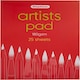 image 1 of Stephens Artists Pad 180gsm, 25 Sheets, White, A3