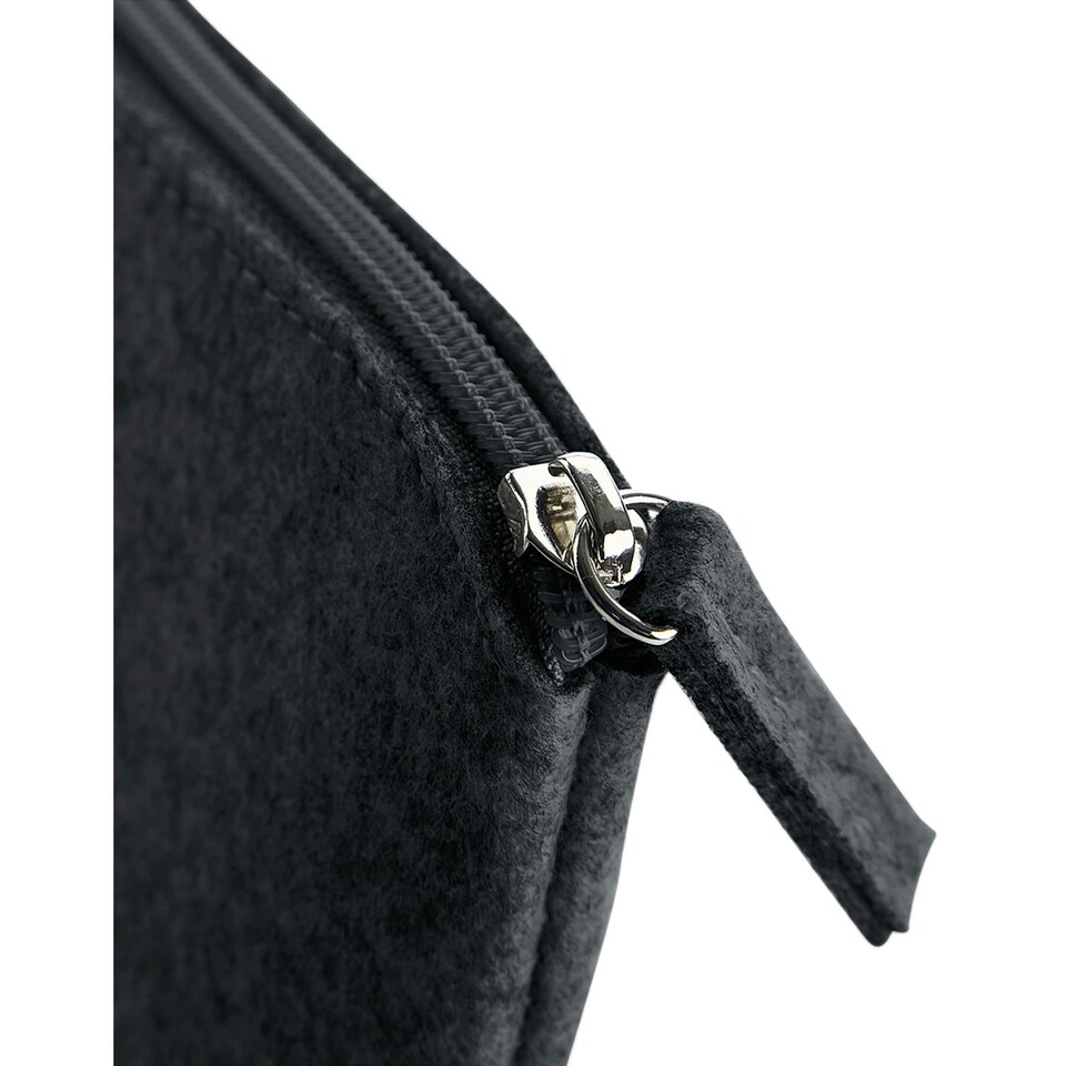 image 1 of Bagbase Felt Accessory Bag - Charcoal Melange - One Size 