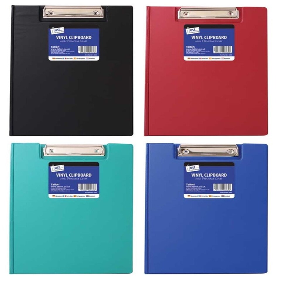 Just Stationery Vinyl Clipboard & Cover Tesco Groceries