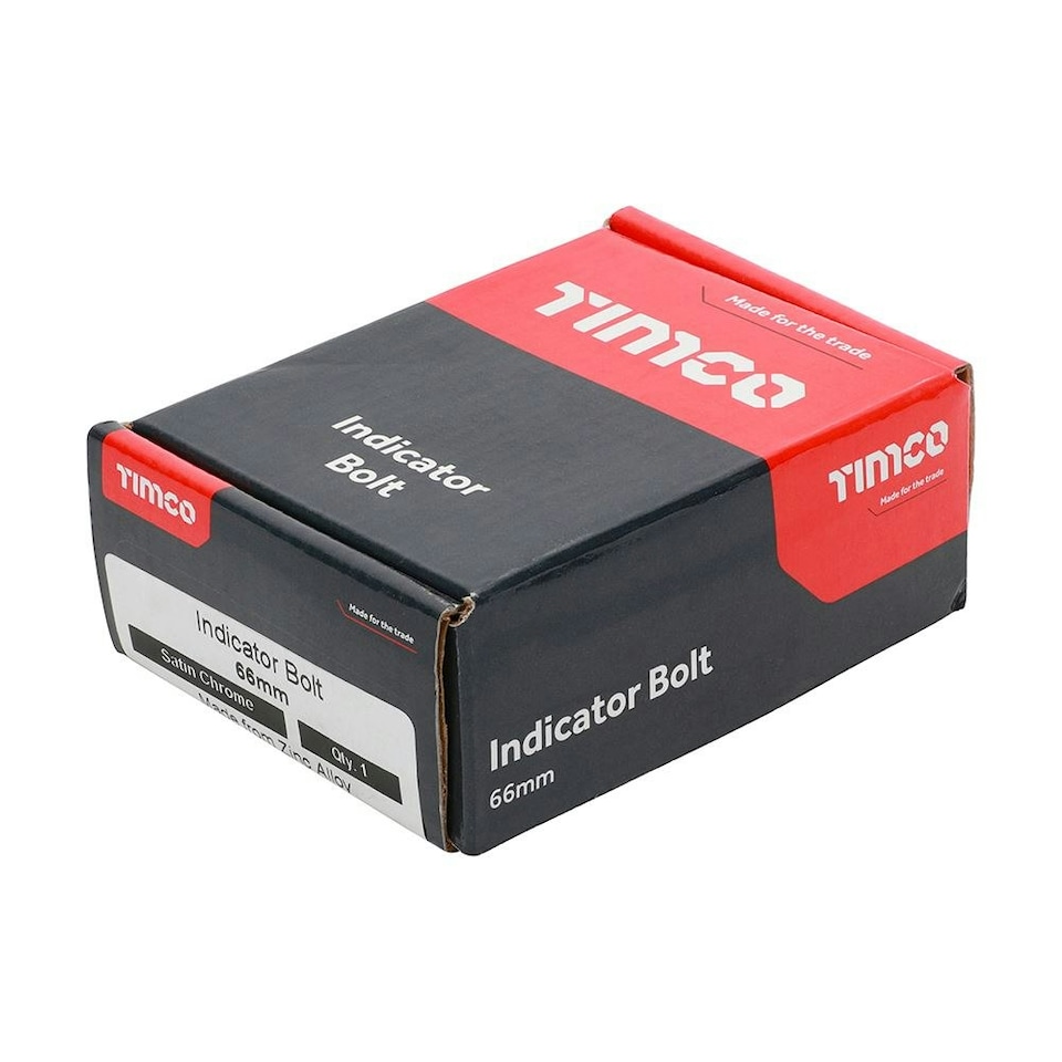 image 1 of Timco - Indicator Bolt - Satin Chrome (Size 66mm - 1 Each)