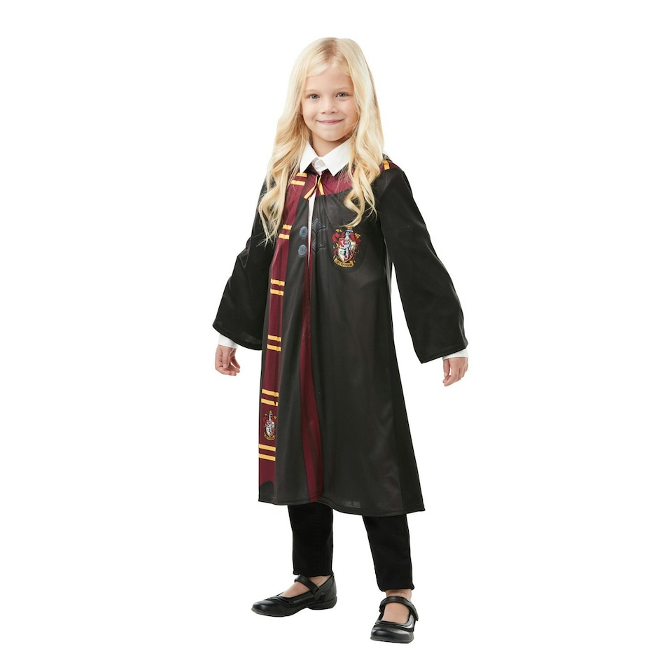 Harry Potter Childrens/Kids Gryffindor Costume Robe - Black - 7-8 Years Black | 7-8 years