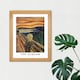 image 3 of Edvard Munch The Scream Art Wood Framed Wall Art Print | Orange