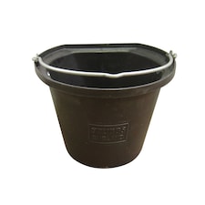 Stubbs Hanging Bucket Flat Sided Small - Black - 14l
