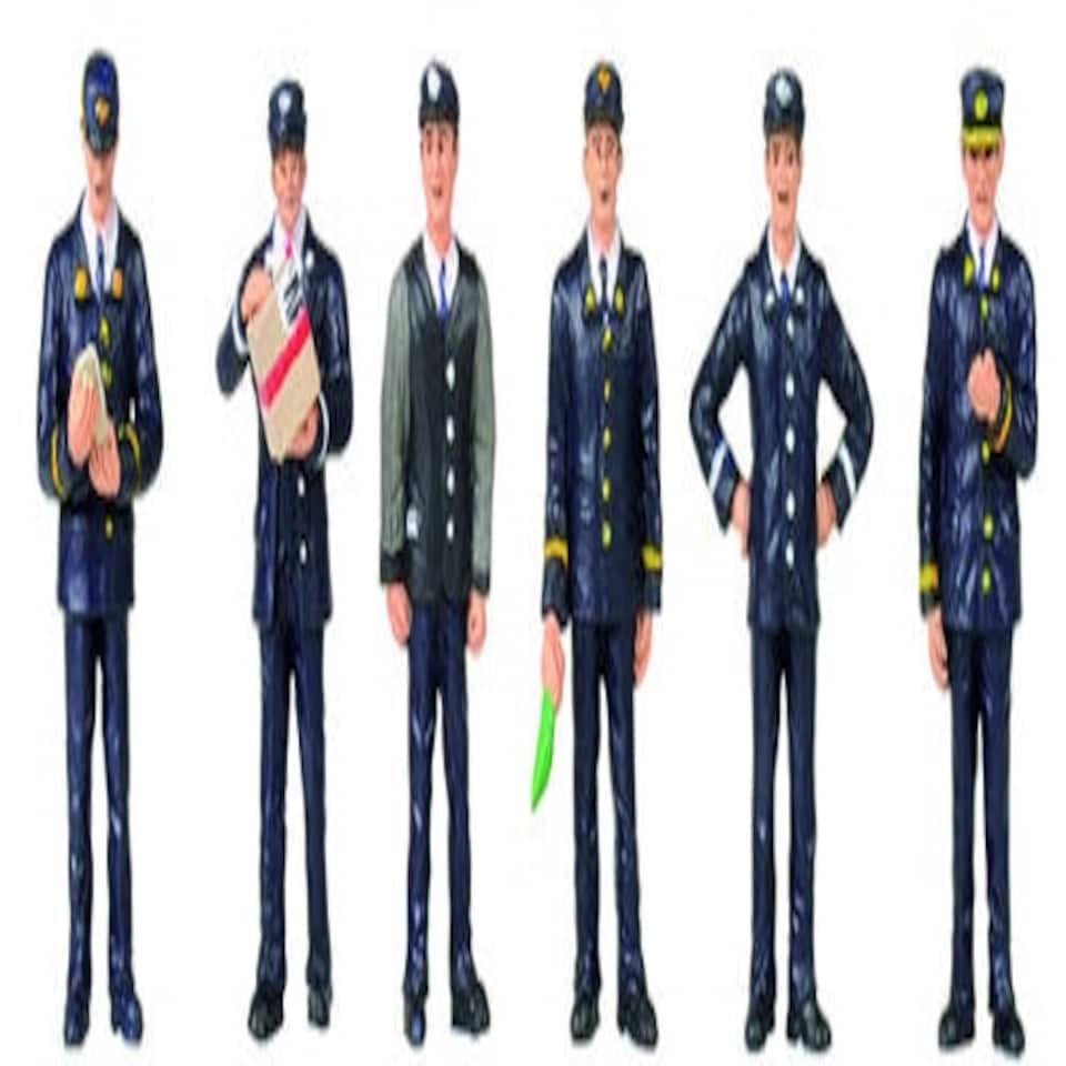 Bachmann Station Staff 1960/70s (6) Figure Set