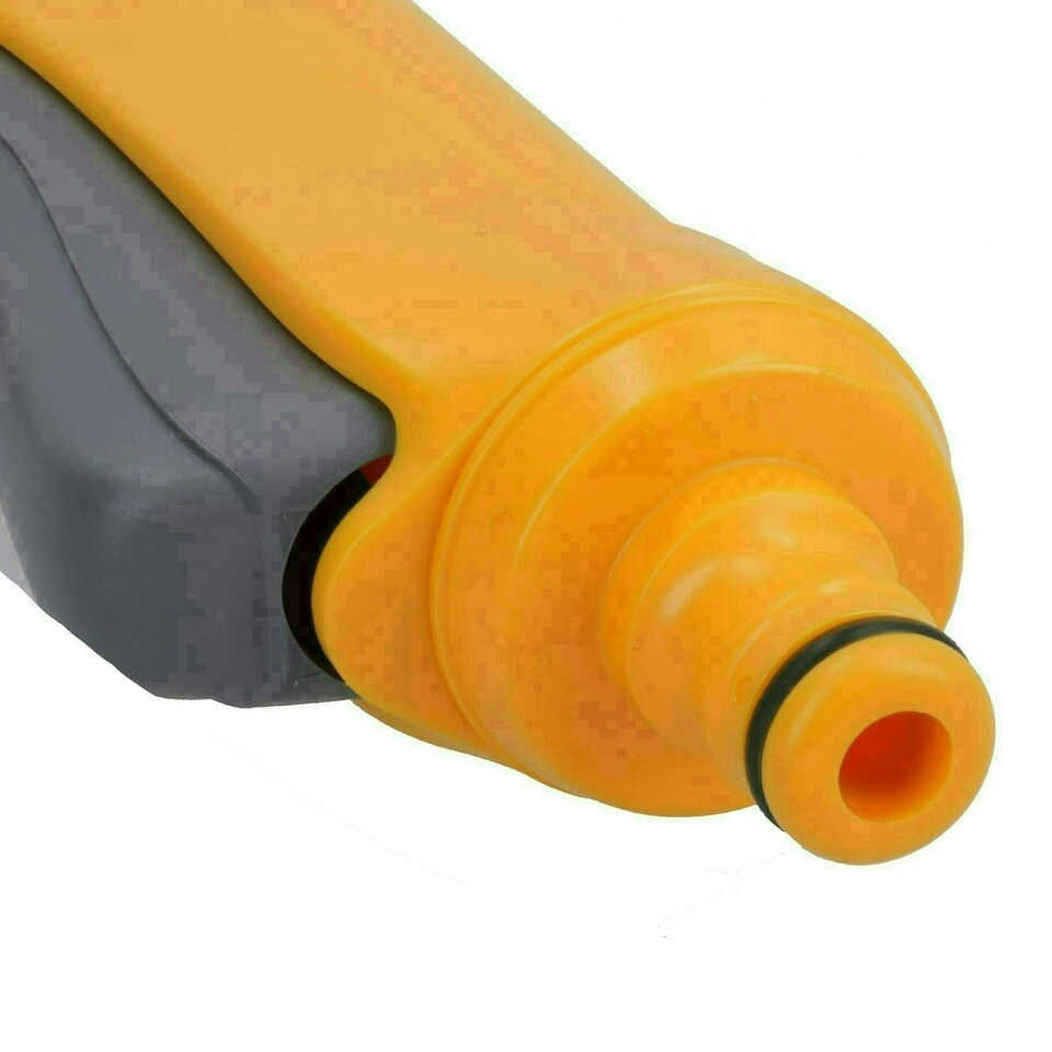 image 1 of Hozelock Jet Spray Nozzle Garden Hose Pipe Water Gun 3 Function Cleaning