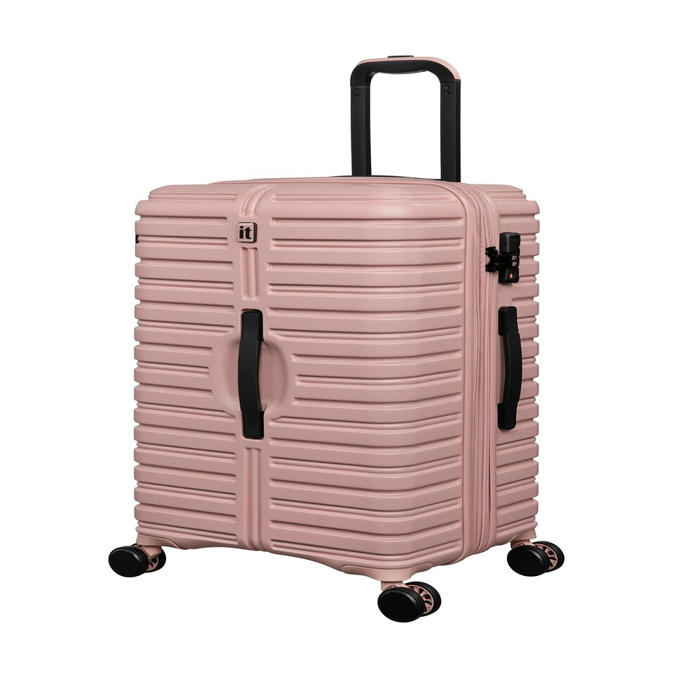 image 1 of IT Luggage Jumbo Misty Rose Medium Suitcase with TSA Lock Pink | Medium