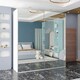 image 2 of Stylish 150cm Full Mirrored Wardrobe with Adaptable Interior & Space-Saving Doors | White, Black, Grey White | White150cm