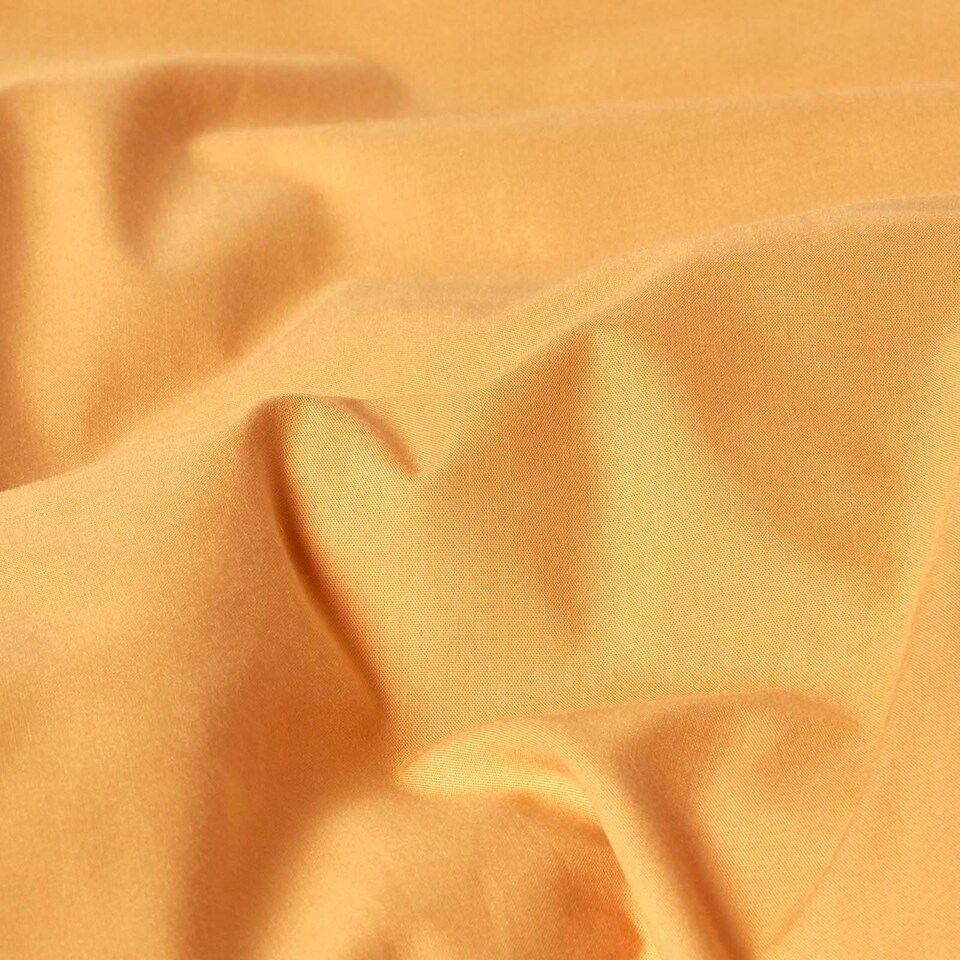 image 1 of Homescapes Mustard Yellow Egyptian Cotton Oxford Pillowcase 200 TC - King Size | Yellow | King