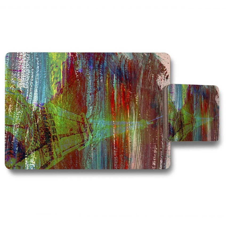 image 1 of eiffel tower (Placemat & Coaster Set)