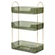 image 1 of ilus Makeup Organiser Modern Minimalist 3-Tier Cosmetic Storage Rack Beauty | Green | Green