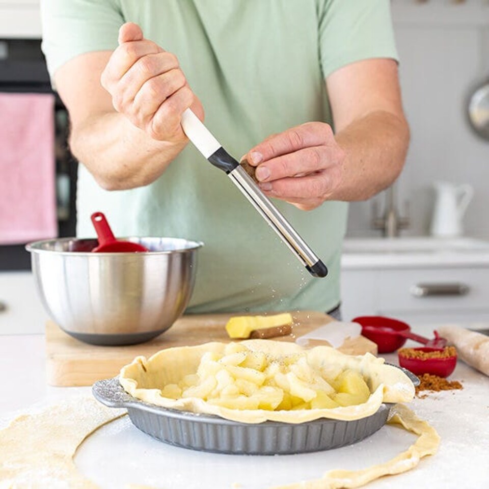 image 1 of KitchenAid Classic Fine Etched Grater Porcelain White