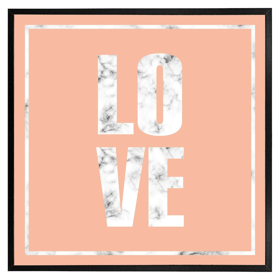 image 1 of Love marble (Picutre Frame) Brown | XL