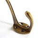 image 3 of Hammer & Tongs Hat & Coat Hook - W40mm x H105mm - Brass