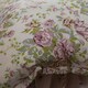 image 3 of Belledorm Rose Boutique Duvet Cover - Ivory/Pink/Green - Single