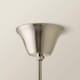 image 6 of ValueLights Memphis Brushed Chrome 5 Way Chandelier & Bulbs | Chrome