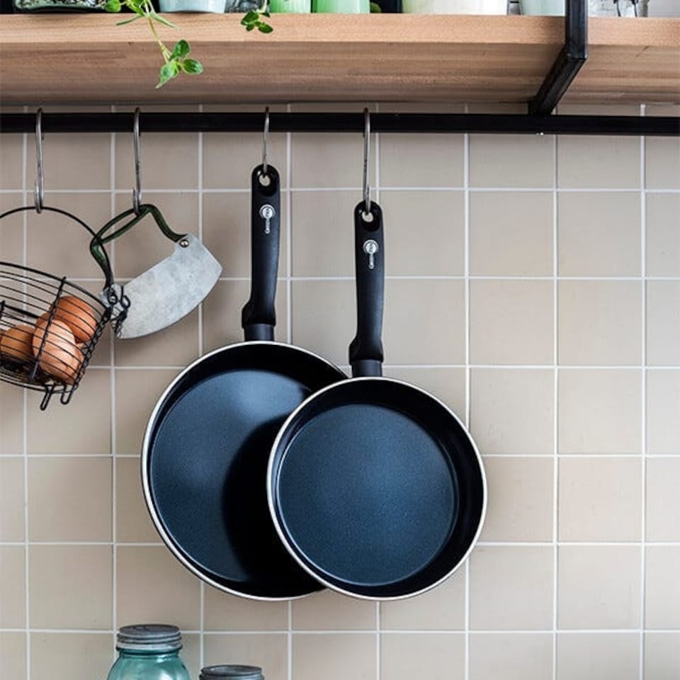 image 1 of GreenPan Torino Non-Stick 24cm & 28cm Frying Pan Set