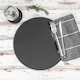 image 6 of Argon Tableware Round Slate Dinner Plates - 33cm - Pack of 6 | Grey | Grey
