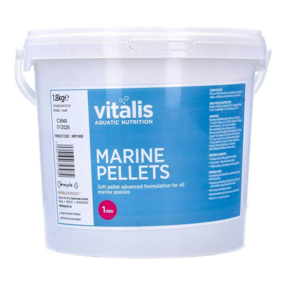 image 1 of Vitalis Marine Pellets XS N/A