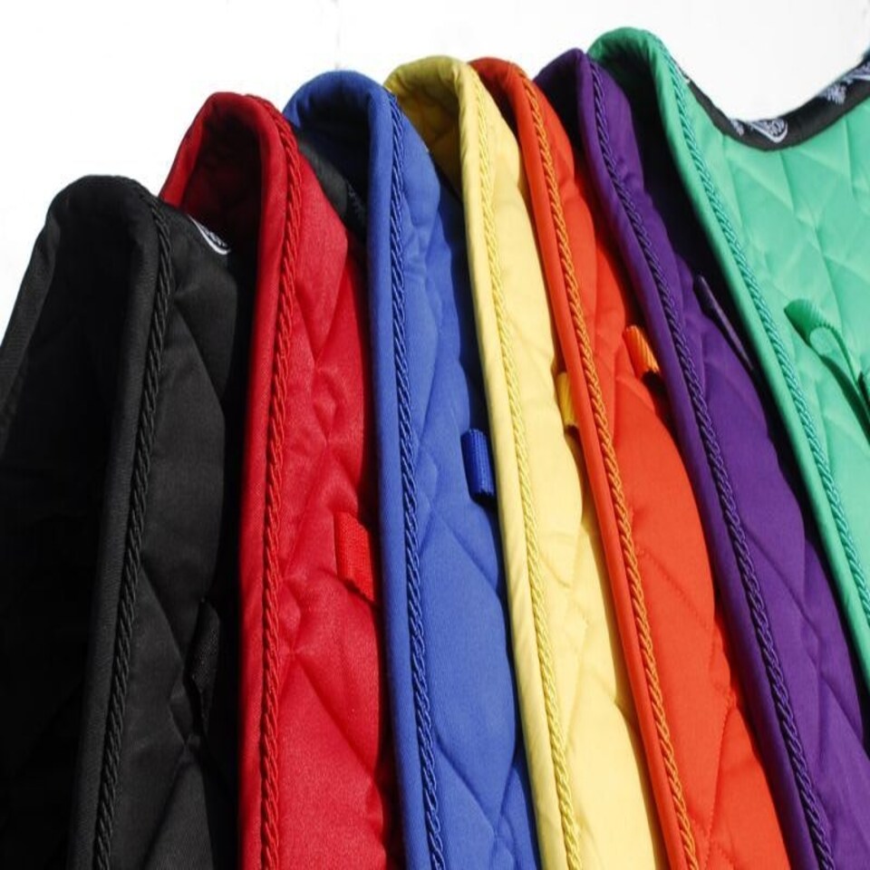 image 1 of Rhinegold Elite Diamond Saddle Pad Black | Size: Cob
Colour: Black