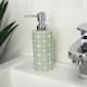 image 1 of Showerdrape Mosaica Pistachio Green Liquid Soap Dispenser