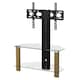 image 4 of Century cantilever TV-Stand in light oak | Brown | Light Oak | One Size | 53