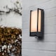 image 1 of CGC MARLA Dark Grey Rectangular Motion Sensor LED Wall Light Grey