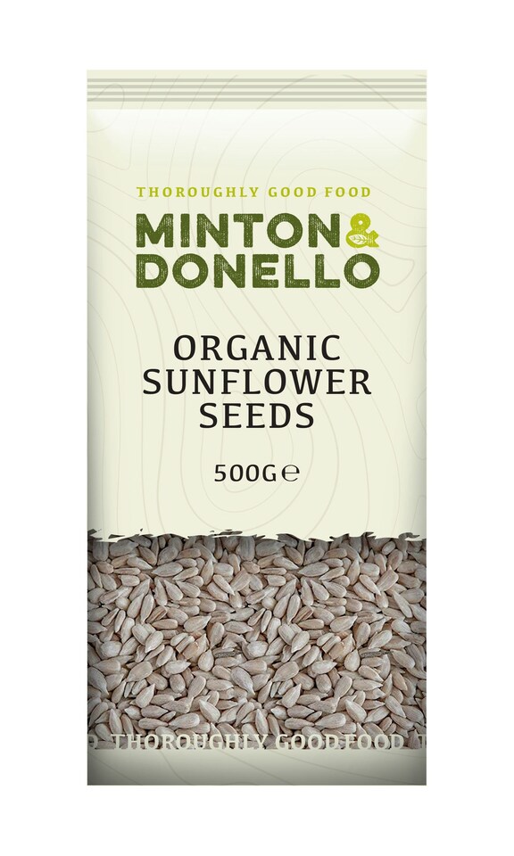 image 1 of Minton & Donello Organic Sunflower Seeds 6 x 500g