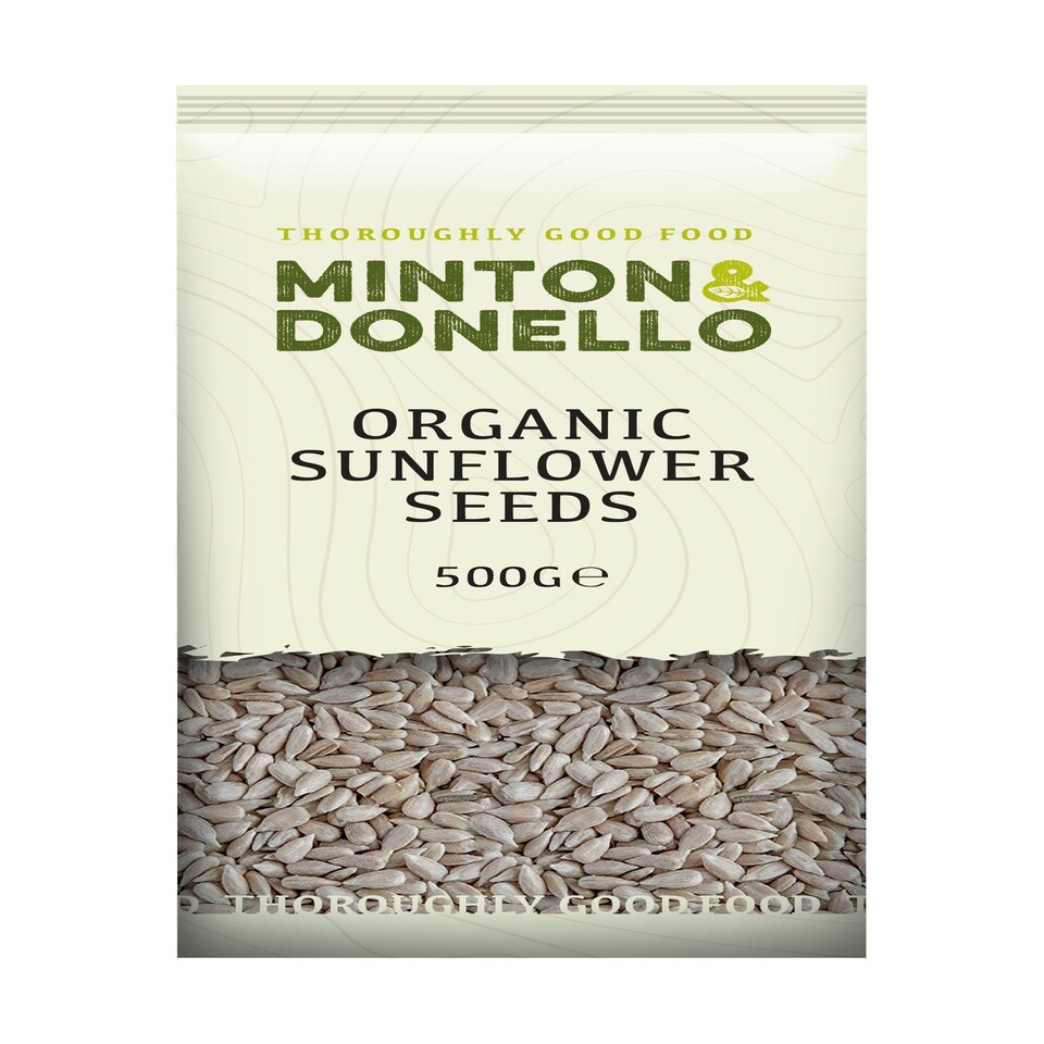 image 1 of Minton & Donello Organic Sunflower Seeds 6 x 500g