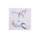 image 1 of Deckled Edge Prancing Myth Greetings Card - Happy Birthday - Merhorse (White/Rainbow) - One Size
