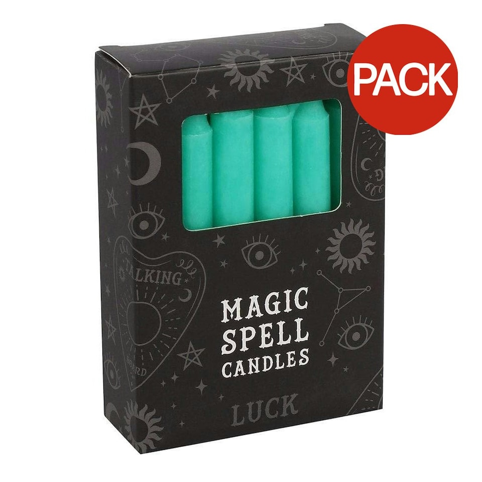 image 1 of Something Different Magic Spell Candles (Pack Of 12) - Green - One Size