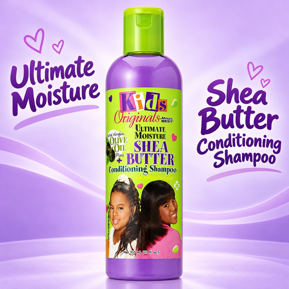 image 1 of Africas Best Kids Organics Shea Butter Conditioning Shampoo | Cream | 355ml | 1