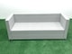 image 5 of Fimous Rattan Garden Furniture Set 8 Seater Outdoor Garden Sofa Oblong Coffee Table Set with 2 Chairs 3 Stools Side Table Light Grey Mixed