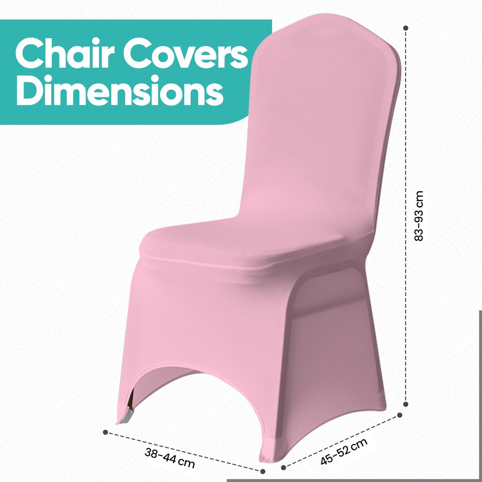image 1 of Chair Cover Spandex Polyester Stretch Fabric Dining Slipcovers