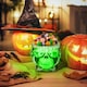 image 2 of HOMCOM Skeleton Candy Bowl Outdoor Halloween Decoration for Party