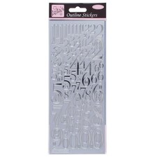 Outline Stickers - Mixed Numbers