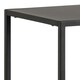 image 5 of Newcastle Asymmetrical Bookcase with 3 Shelves in Matt Black