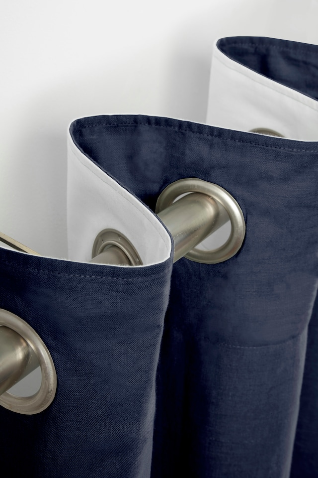 image 1 of Martex Curtains Navy Blue