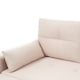 image 8 of FENCHILIN Sofa Bed with Pull-Out Sleeper Reversible Chaise Drop-Down Cup Holder Side Pockets Beige