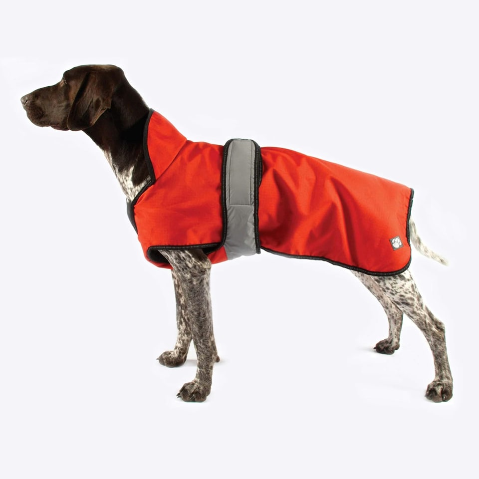 image 1 of Danish Design 2 In 1 Orange Dog Coat 40cm (16")