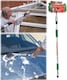 image 1 of 2M Telescopic Aluminium Car Van Truck Bus Window Cleaning Brush Hose Extendable