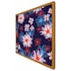 image 4 of Red, white & blue flower print (Picture Frame) Brown | XL
