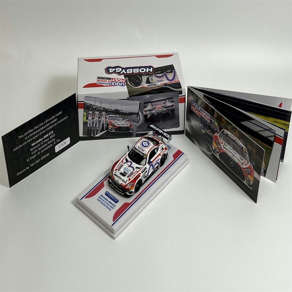 image 1 of Mercedes AMG GT3 Bathurst 12 Hour 2022 #91 1:64 Tarmac Works T6406222BH91
