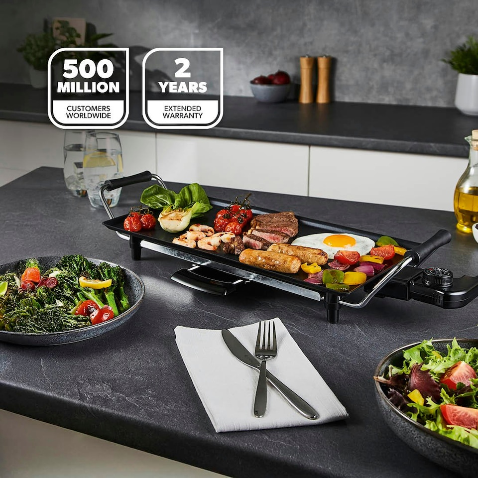 image 1 of GEEPAS Teppanyaki Grill  - Black