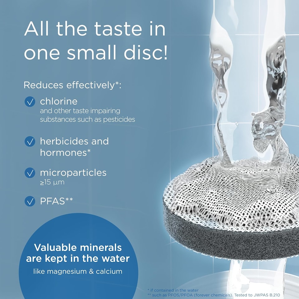 image 1 of BRITA Water Filter Bottle Apricot (600ml) incl. 2x MicroDisc Filters