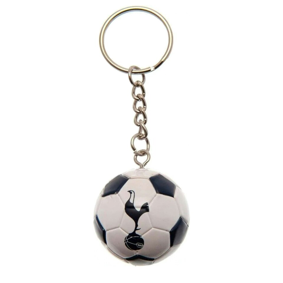 image 1 of Tottenham Hotspur FC Crest Keyring - Navy/White - One Size